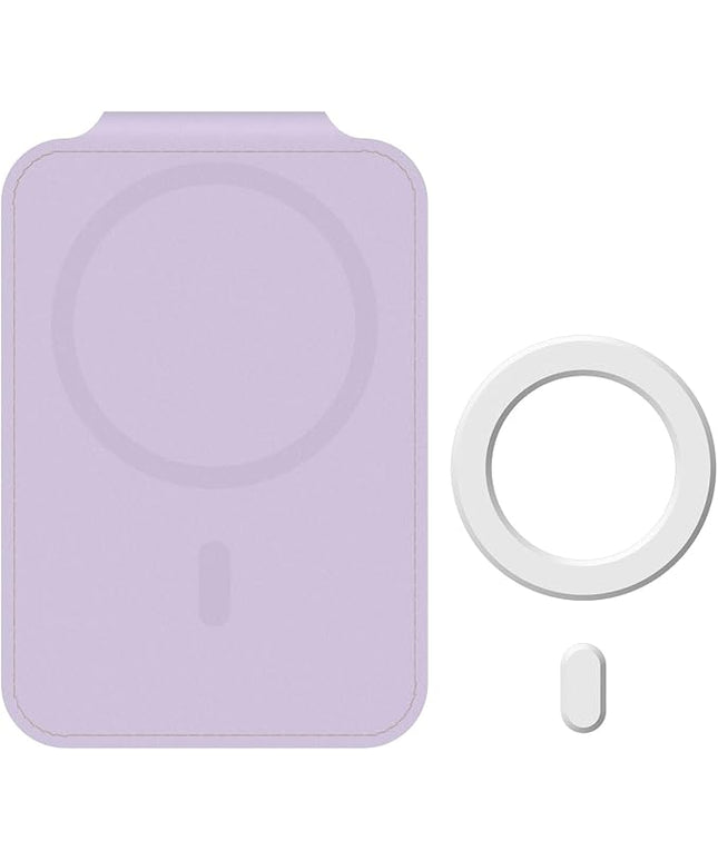 DCHK Magnetic Card Wallet, Slim Card Holder with 3 Slots, Holds up to 6 Cards, Strong Adhesion Ring Included, Compatible with Magsafe iPhone 12/13/14/15/16 (Not for Mini Models)