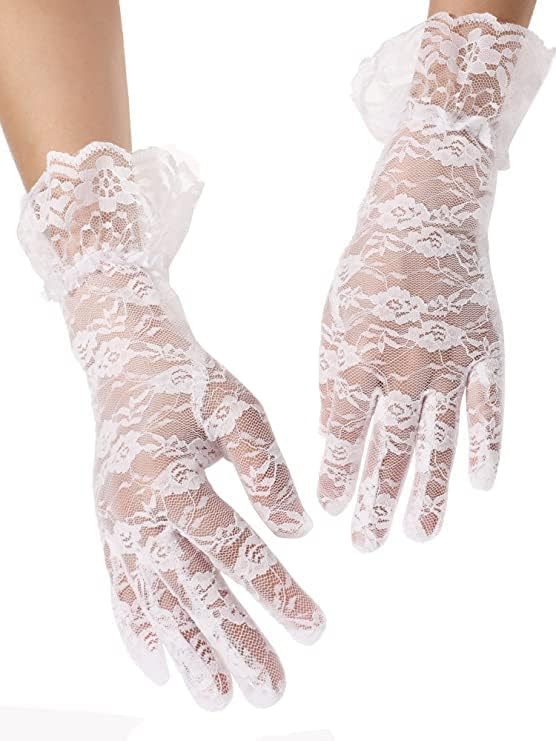 Sahabowi Satin Gloves Formal Bridal Banquet Party Wedding Opera Solid Colorful Mitten For Women