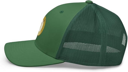 Dogecoin Crypto Embroidered Logo Trucker Cap