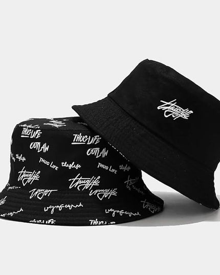 XYIYI Cute Bucket Hat Beach Fisherman Hats for Women, Reversible Double-Side-Wear