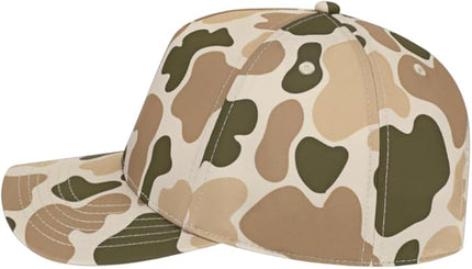 The Hat Pros Cap America i2026 Mid Profile 5-Panel Daybreak Camo Cap w/Quick-Dry Sweatband & Adjustable Snapback
