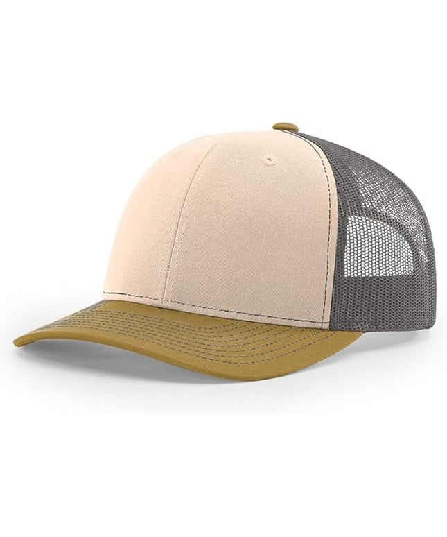 Richardson 112 Classic Six-Panel Adjustable Snapback Trucker Cap | Bulk Packs Available