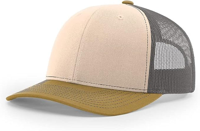 Richardson 112 Classic Six-Panel Adjustable Snapback Trucker Cap | Bulk Packs Available