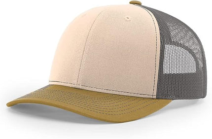 Richardson 112 Classic Six-Panel Adjustable Snapback Trucker Cap | Bulk Packs Available