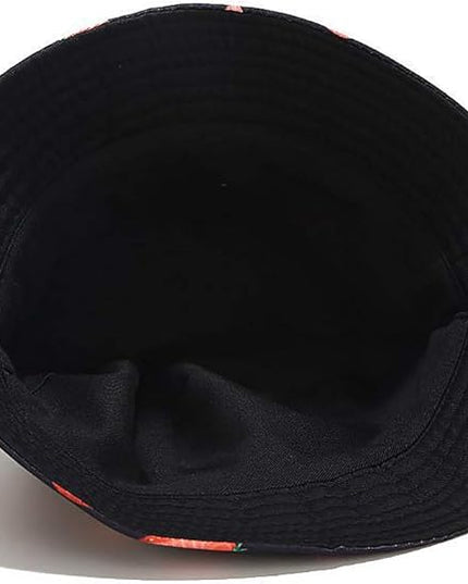 XYIYI Cute Bucket Hat Beach Fisherman Hats for Women, Reversible Double-Side-Wear