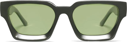 VANLINKER Thick Square Sunglasses for Men Women Retro Chunky Rectangle Shades UV400 Protection VL9731