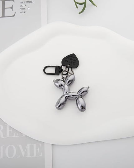 Balloon Dog Keychain Cute Bag Charm Handbag Purse Key Accessories