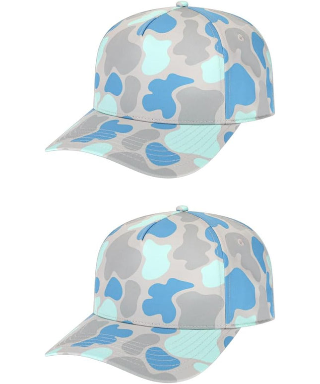 The Hat Pros Cap America i2026 Mid Profile 5-Panel Daybreak Camo Cap w/Quick-Dry Sweatband & Adjustable Snapback