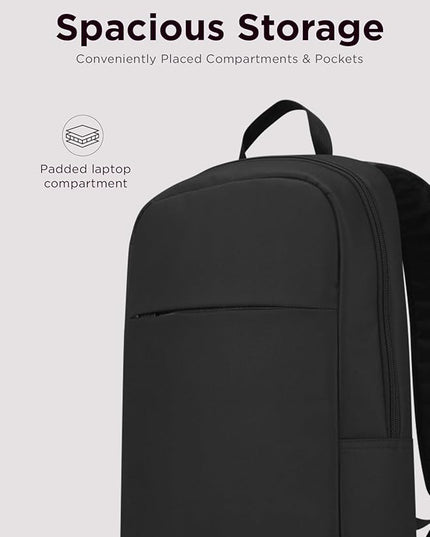 Lenovo Laptop Backpack B215 for Computers Up to 15.6-Inch – Multi Compartment Water Repellant Bag for Travel, Professional Use, College, Work - Black (Large)