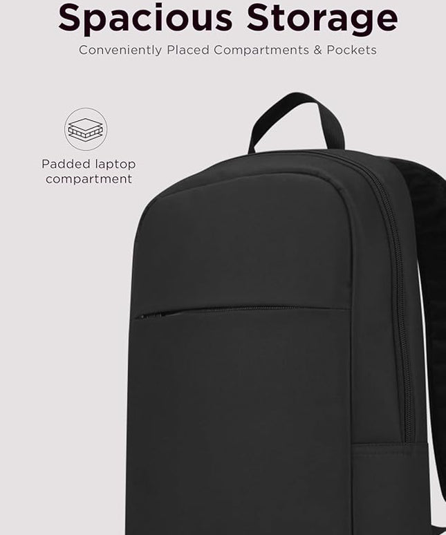 Lenovo Laptop Backpack B215 for Computers Up to 15.6-Inch – Multi Compartment Water Repellant Bag for Travel, Professional Use, College, Work - Black (Large)