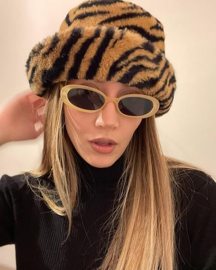 90s Sunglasses for Women Men Retro Small Oval Sunglasses