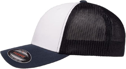 Flexfit 6511 Fitted Mid-Profile Stretchable Mesh Panels Trucker Cap | Bulk Pack Available