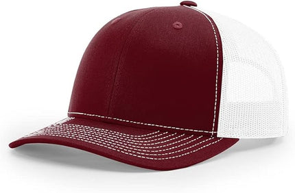 Richardson 112 Classic Six-Panel Adjustable Snapback Trucker Cap | Bulk Packs Available
