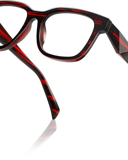 kimorn Blue Light Blocking Glasses,Anti Eyestrain & UV Protection,Square Frame Glasses for Women and Men