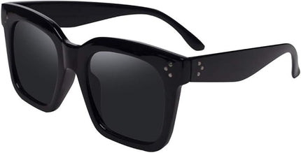 Vintage Women Oversized Sunglasses Designer Luxury Square Sun Glasses UV400 Protection Flat Lens