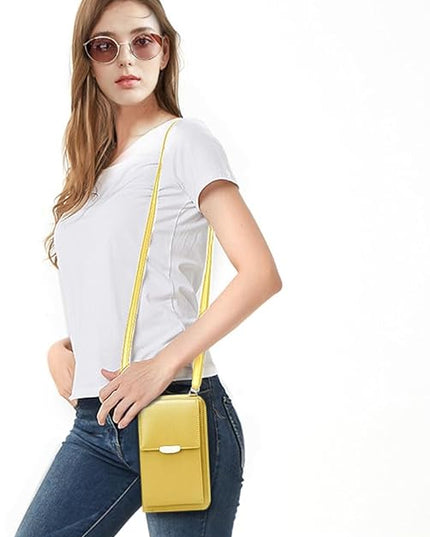 KUKOO Small Crossbody Bag Cell Phone Purse Wallet with Credit Card Slots for Women