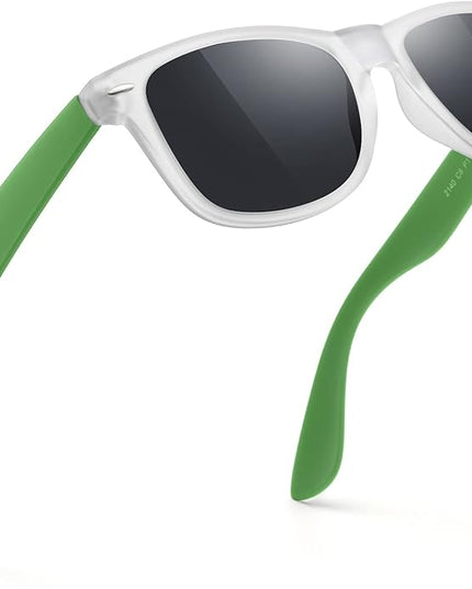FEIDUSUN Sunglasses Men Polarized Sunglasses for Mens and Womens,Black Retro Sun Glasses Driving Fishing UV Protection