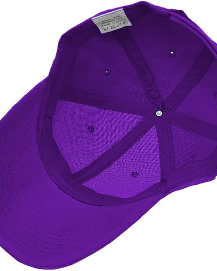 Glory Max Plain Baseball Cap Hook & Loop Strap Adjustable Solid Blank Curved Visor Hat