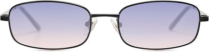 SOJOS Small Trendy Rectangle Sunglasses Womens Mens, Retro 80s 90s Y2k Chic Narrow Thin Skinny Sunnies SJ1187