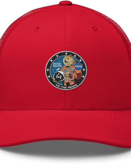 Doge/Moon NASA Logo Trucker Cap