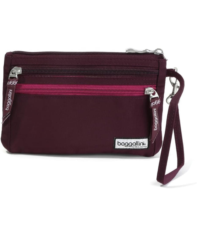 Baggallini Anti-theft RFID Currency Organizer 8"x4.25" Travel Accessory Passport Holder Money Belt Wallet w/Card Slots