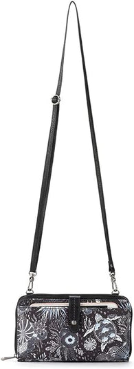 Sakroots Artist Circle Smartphone Crossbody in Coated Canvas, Detachable Wristlet Strap
