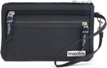 Baggallini Anti-theft RFID Currency Organizer 8"x4.25" Travel Accessory Passport Holder Money Belt Wallet w/Card Slots