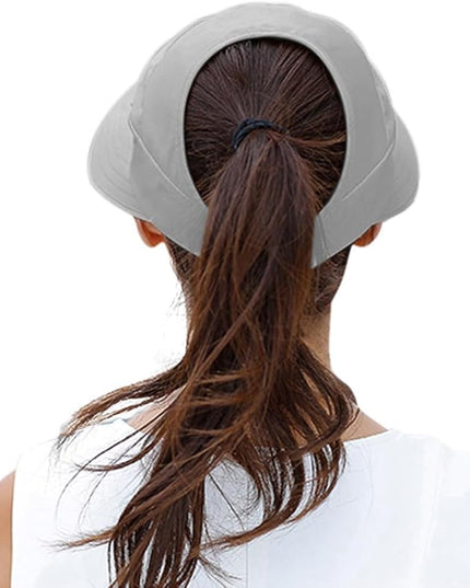 HINDAWI Sun Hats for Women Wide Brim UV Protection Sun Hat Summer Beach Packable Visor