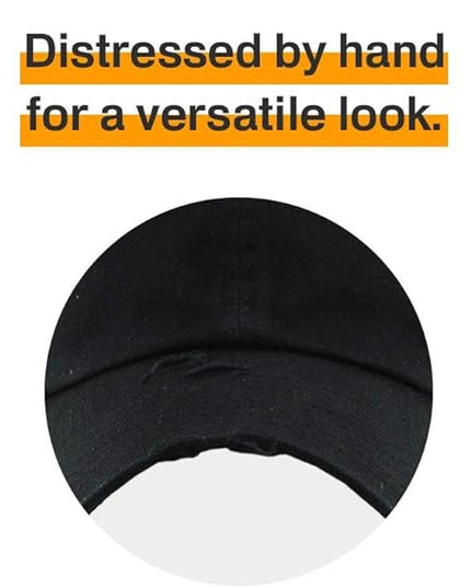KBETHOS Vintage Washed Distressed Cotton Dad Hat Baseball Cap Adjustable Polo Trucker Unisex Style Headwear