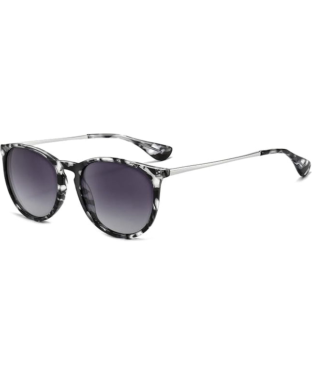 SUNGAIT Premium Vintage Round Sunglasses for Women Men Classic Retro Trendy Style