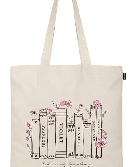 Eco Right Tote Bag for Women, Reusable Grocery Bag, Canvas Tote Bag for Shopping, Cotton Bag for Daily Use, Gifts for Women