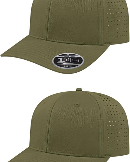 Cap America i8533 Flexfit 110 Perforated Performance Snapback Mid Profile 6-Panel Cap w/UV Guard & Adjustable Snapback