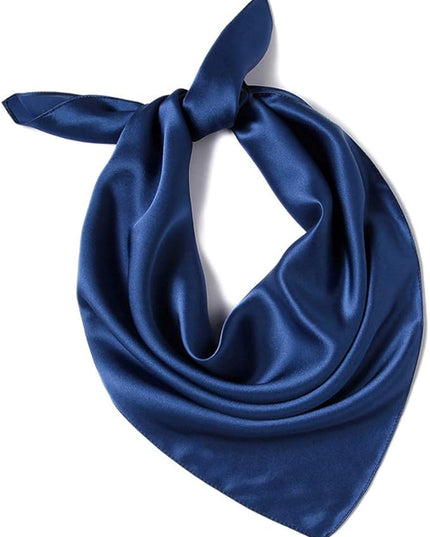 ANDANTINO 100% Mulberry Silk Scarf -21” Lightweight Square Neckerchief – Breathable Digital Printed Scarves with Gift Packed