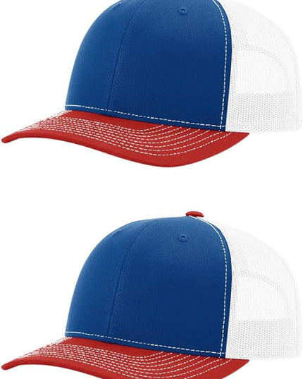 Richardson 112 Classic Six-Panel Adjustable Snapback Trucker Cap | Bulk Packs Available