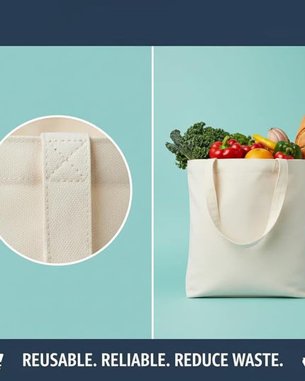 Marubhumi Eco-Friendly Natural Cotton Tote Bag for Women, Lightweight & Reusable for Shopping, Gifts & Daily Use