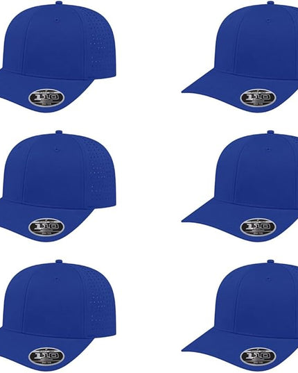 Cap America i8533 Flexfit 110 Perforated Performance Snapback Mid Profile 6-Panel Cap w/UV Guard & Adjustable Snapback