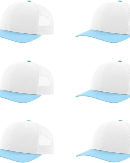 Richardson 112 Classic Six-Panel Adjustable Snapback Trucker Cap | Bulk Packs Available