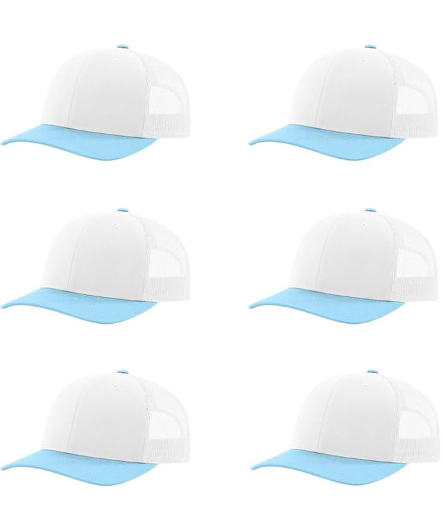 Richardson 112 Classic Six-Panel Adjustable Snapback Trucker Cap | Bulk Packs Available
