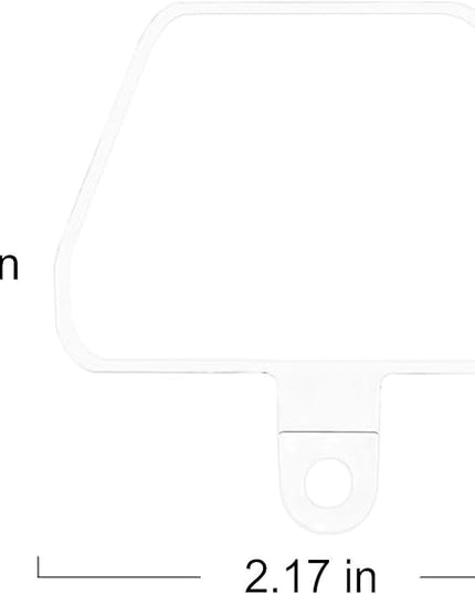 COCASES 2 Pack Phone Tether Tab, Phone Strap Replacement Part for Smartphone Safety Tether (White)