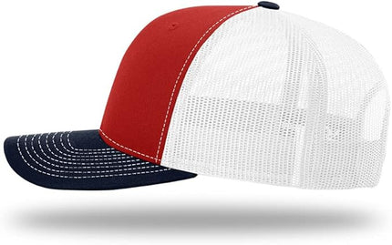 Richardson 112 Classic Six-Panel Adjustable Snapback Trucker Cap | Bulk Packs Available
