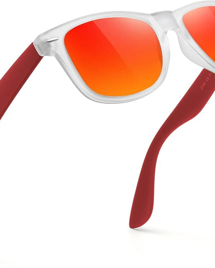 FEIDUSUN Sunglasses Men Polarized Sunglasses for Mens and Womens,Black Retro Sun Glasses Driving Fishing UV Protection