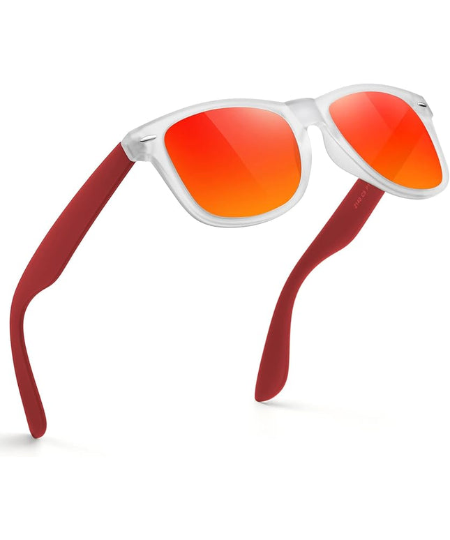 FEIDUSUN Sunglasses Men Polarized Sunglasses for Mens and Womens,Black Retro Sun Glasses Driving Fishing UV Protection