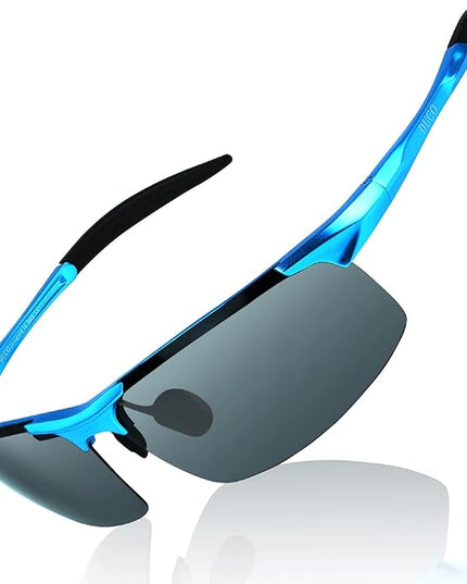 DUCO Mens Sports Polarized Sunglasses UV Protection Sunglasses for Men 8177s