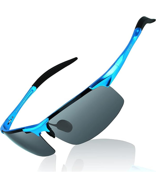 DUCO Mens Sports Polarized Sunglasses UV Protection Sunglasses for Men 8177s