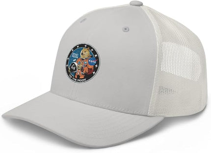 Doge/Moon NASA Logo Trucker Cap
