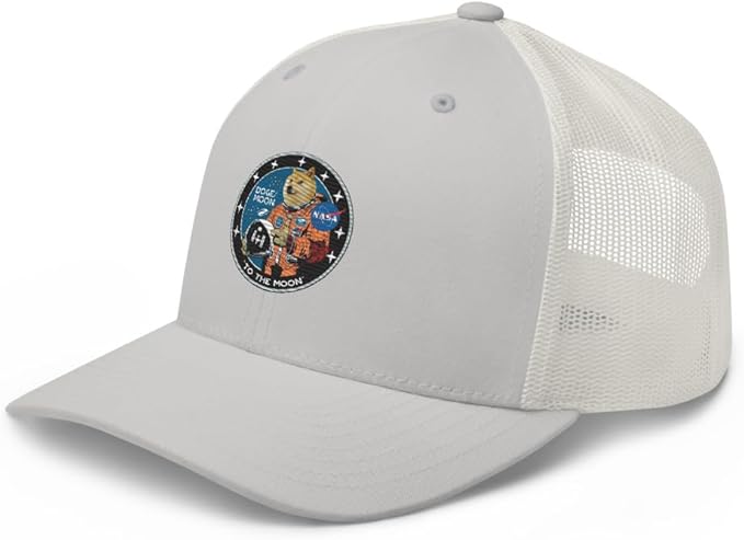 Doge/Moon NASA Logo Trucker Cap