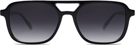 SOJOS Retro Aviator Sunglasses for Women Men,Trendy Rectangle Womens Mens Shades Sun Glasses SJ2202