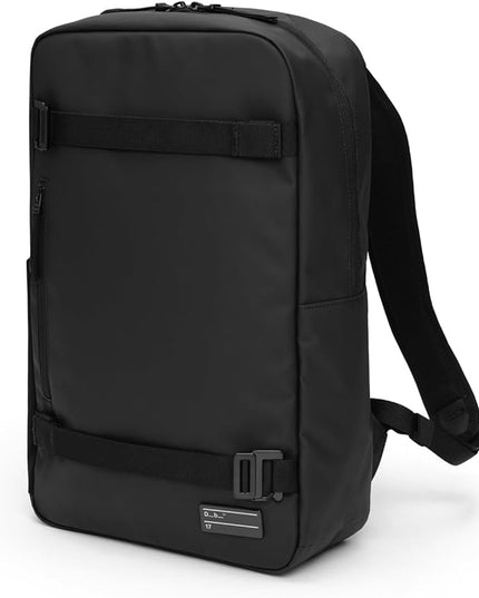 Db Journey Daypack - Slim Backpack with Laptop Compartment, Water Bottle Pocket, Minimalist Lightweight Work Backpack for Work, Travel & Gym, 17L - Black Out