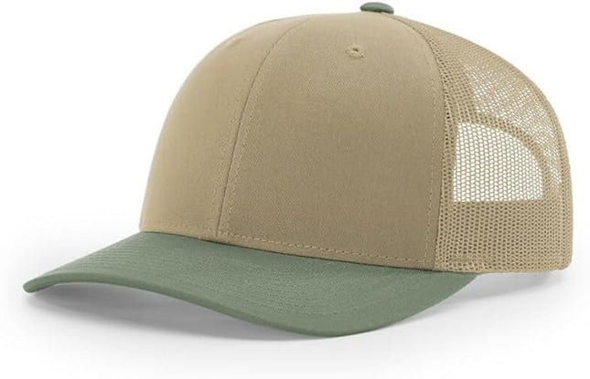 Richardson 112 Classic Six-Panel Adjustable Snapback Trucker Cap | Bulk Packs Available