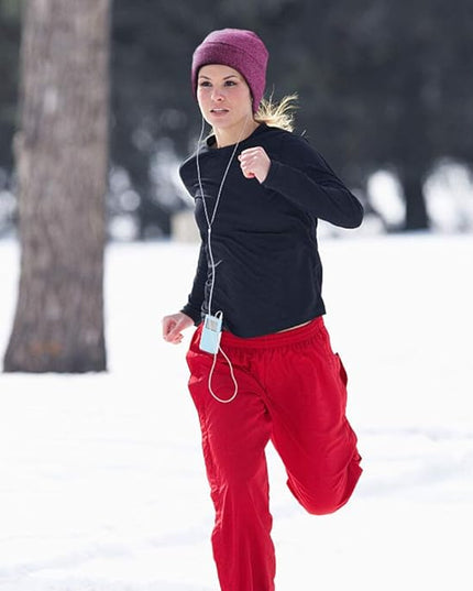 OZERO Winter Beanie Daily Hat - Thermal Polar Fleece Ski Stocking Skull Cap for Men and Women